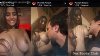 पूनम पांडे के बॉयफ्रेंड के साथ कैमरे पर सेक्स
