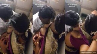 तमिल आंटी के बड़े बूब्स ट्रेन के शौचालय में चूसे गए – देसी एमएमएस